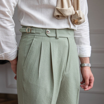 Alviano | Pantalón plisado de invierno corte elegante para hombre
