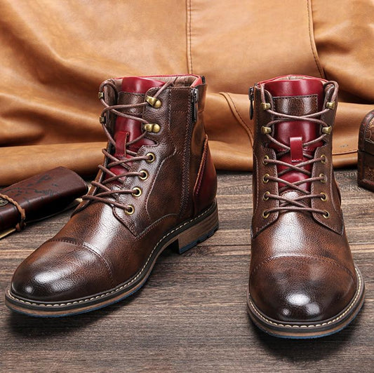 Dámaso | Botas casuales con cordones de moda para hombre