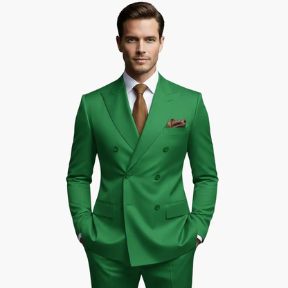Fabian | Costume de mariage pour homme avec revers et design croisé