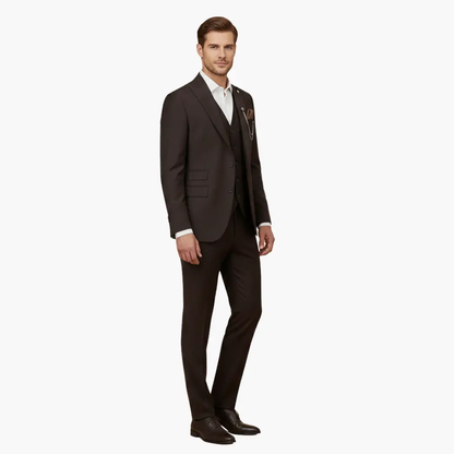 Salvador | Costume de mariage pour homme avec gilet et revers cranté