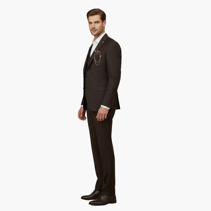 Salvador | Costume de mariage pour homme avec gilet et revers cranté