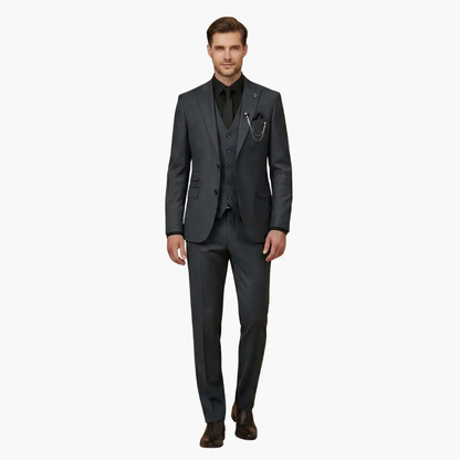 Salvador | Costume de mariage pour homme avec gilet et revers cranté