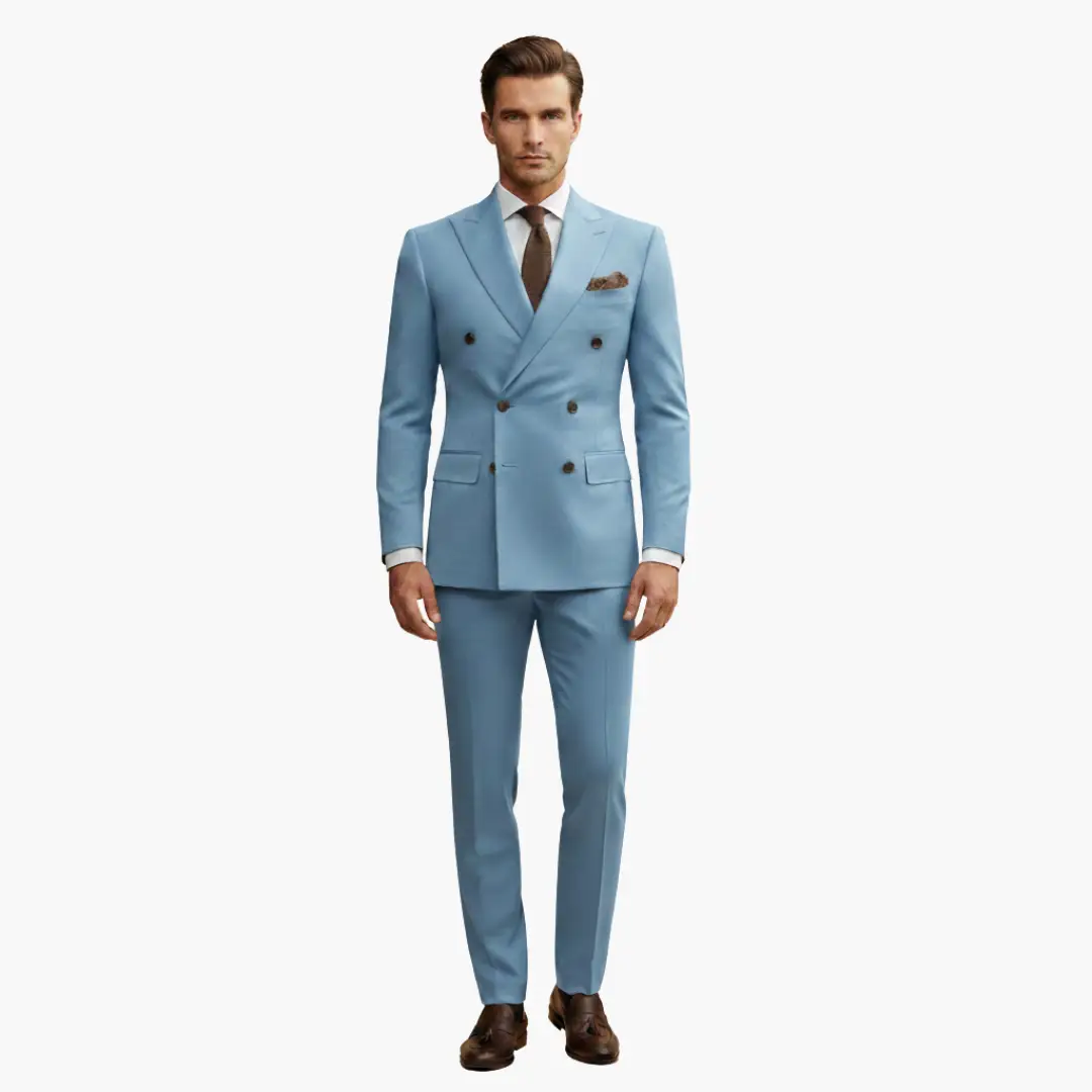 Miguel | Men's two-piece suit with double-breasted blazer and pants
