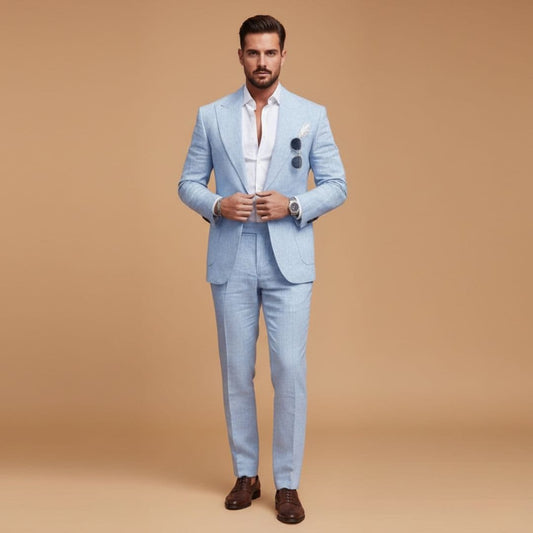 Agustin| Costume deux pièces pour homme avec pantalon droit