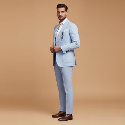 Agustin| Costume deux pièces pour homme avec pantalon droit