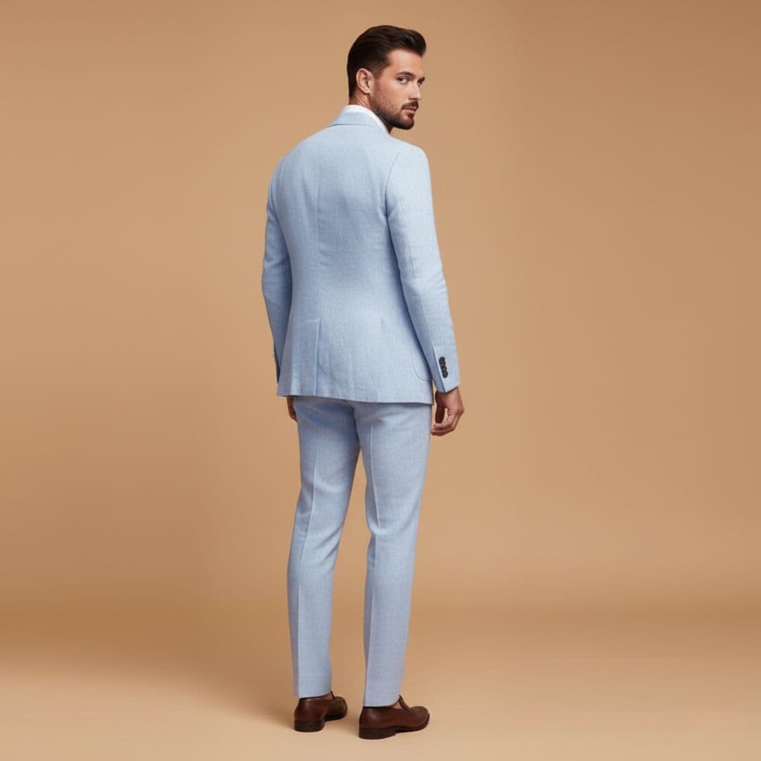 Agustin| Costume deux pièces pour homme avec pantalon droit