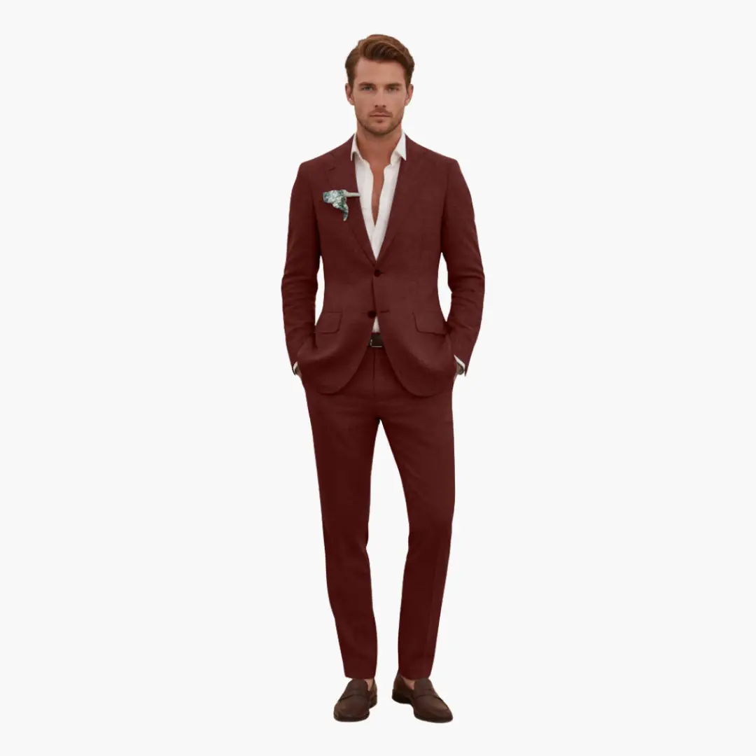 Dante | Traje para hombre con solapa y cierre de botones