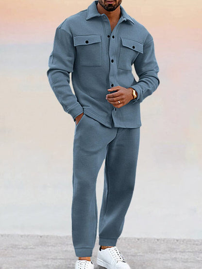 Eduardo | Conjunto casual de invierno para hombre de dos piezas moderno