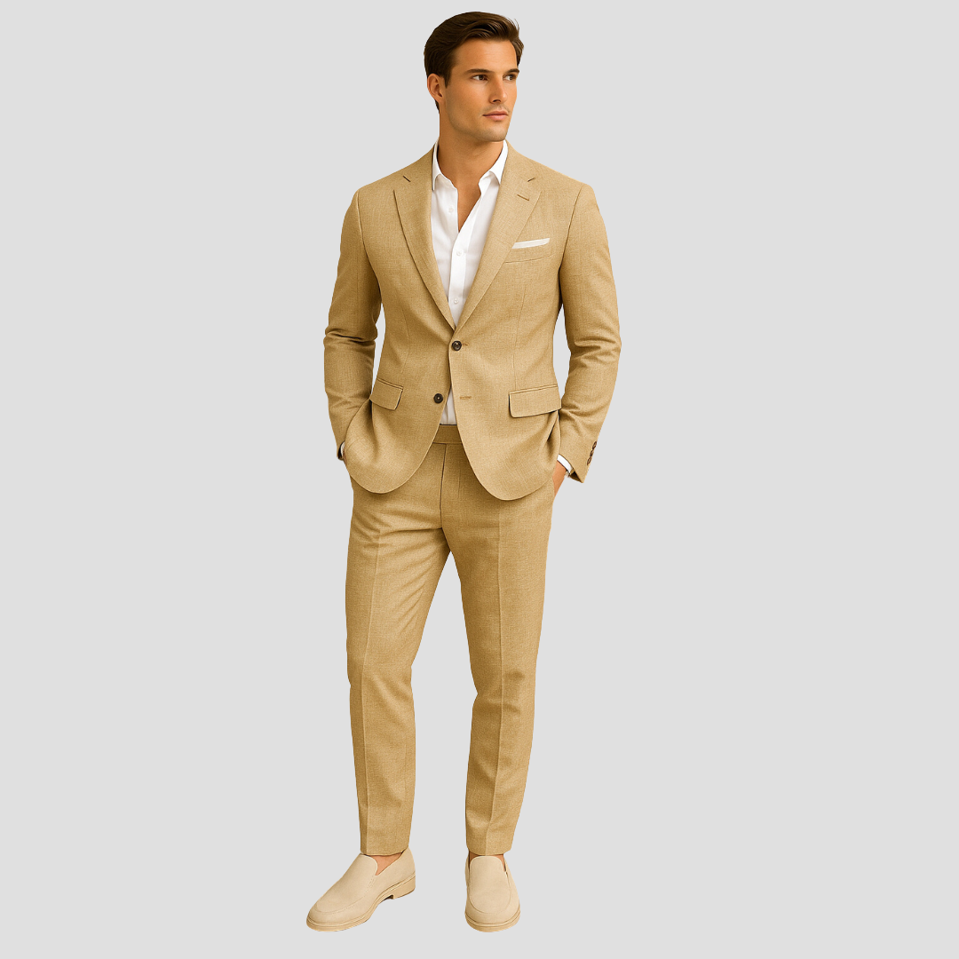Rodrigo | Traje de primavera para hombre elegante de dos botones