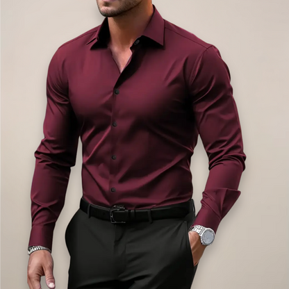Silvano | Camisa slim elegante de primavera para hombre