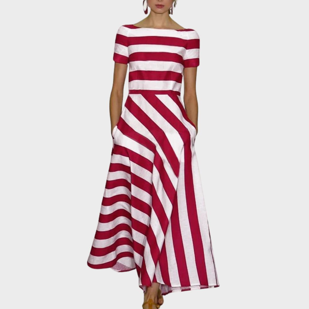 Parrots | Light and flowy striped dress