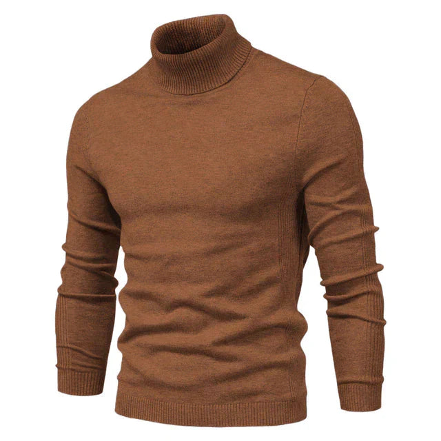 Elvario | Jersey de invierno clásico con cuello alto para hombre
