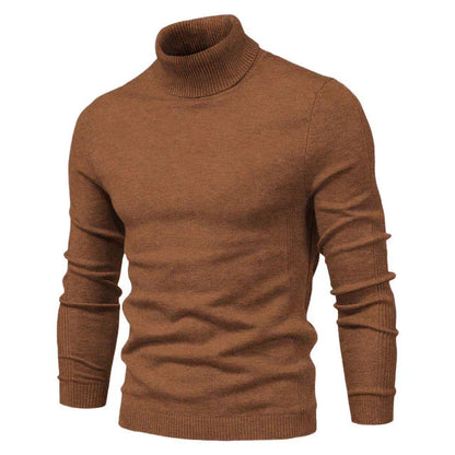 Elvario | Jersey de invierno clásico con cuello alto para hombre
