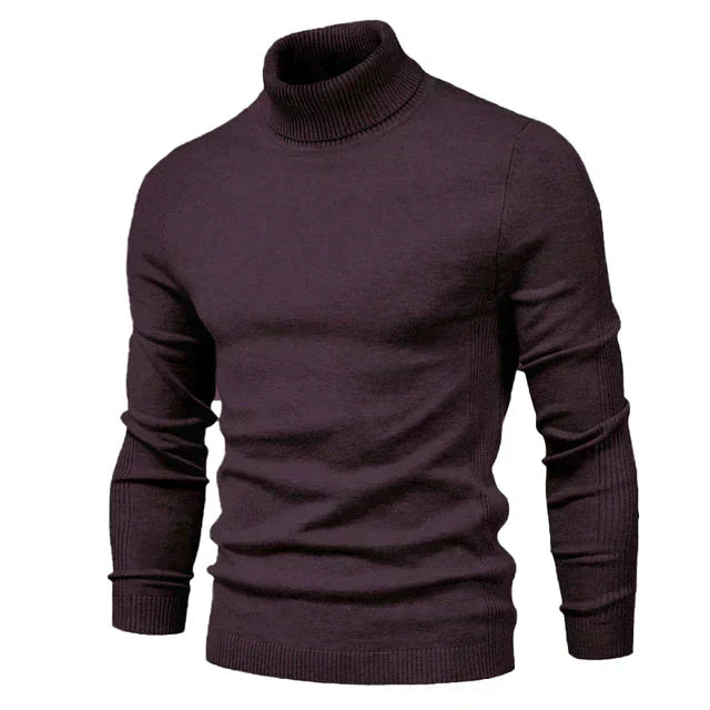 Elvario | Jersey de invierno clásico con cuello alto para hombre