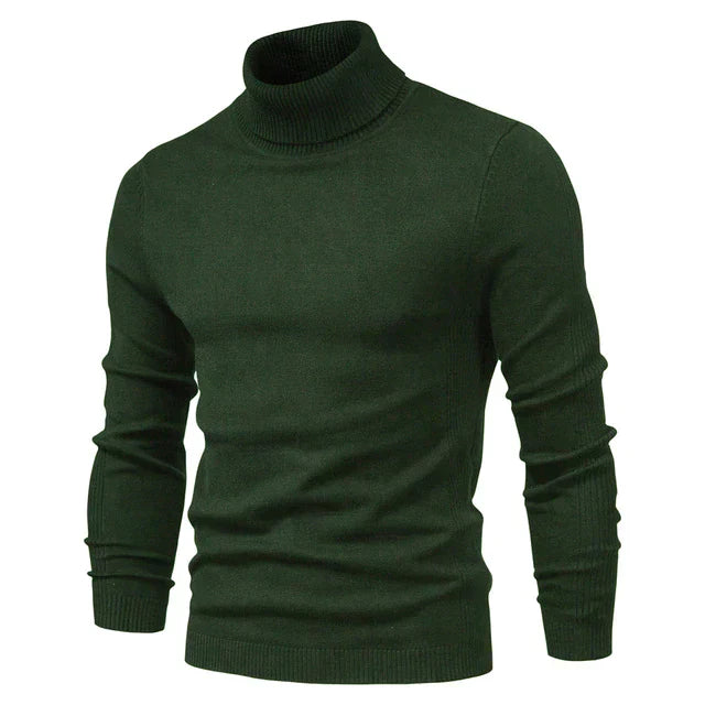 Elvario | Jersey de invierno clásico con cuello alto para hombre