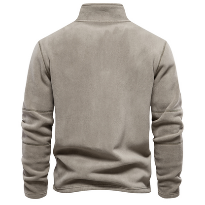Ireneo | Sudadera clásica de invierno con cuello y cremallera para hombre