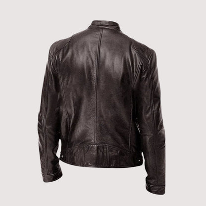 Mark | Chaqueta Biker Ajustada con Cremallera