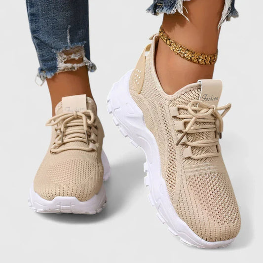 Marbela | Zapatillas de punto para mujer con suela en contraste transpirables | Ligeras