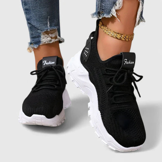 Marbela | Zapatillas de punto para mujer con suela en contraste transpirables | Ligeras