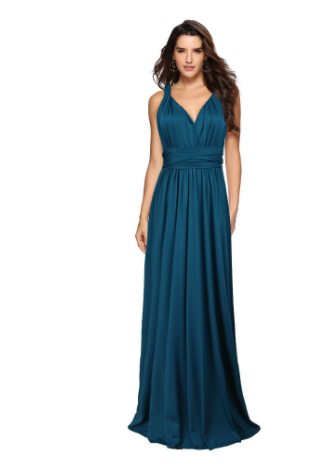 Virella | Halter neck wrap maxi dress | Maxi