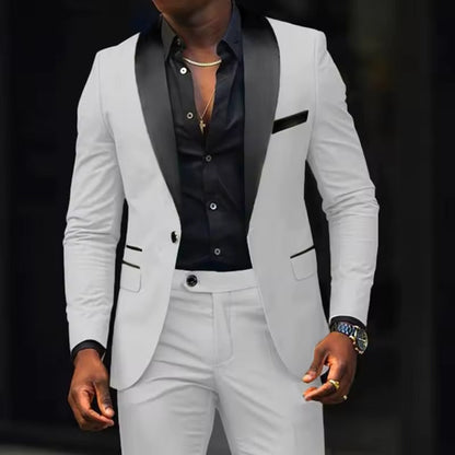 Miguel | Traje para hombre de dos piezas con chaqueta slim y pantalón