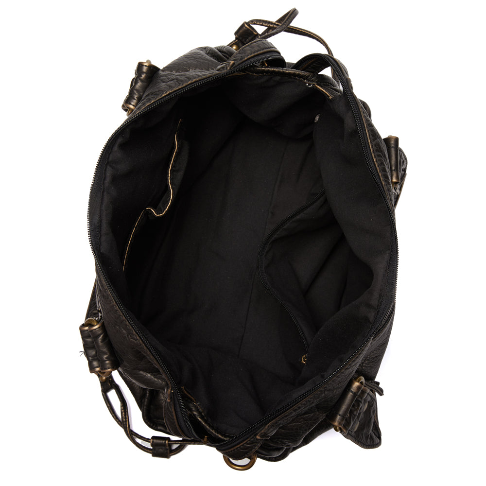 Raquel | Large Shoulder Bag with Pockets and Zipper
