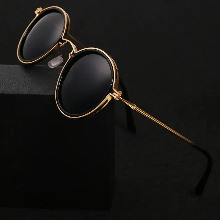 Laureano | Gafas de sol redondas con montura metálica