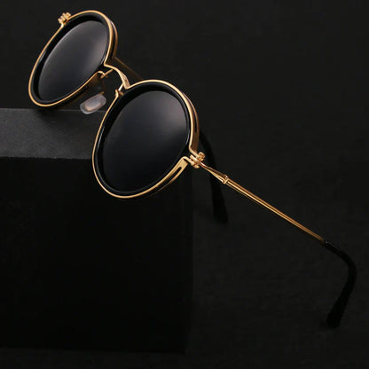 Laureano | Gafas de sol redondas con montura metálica