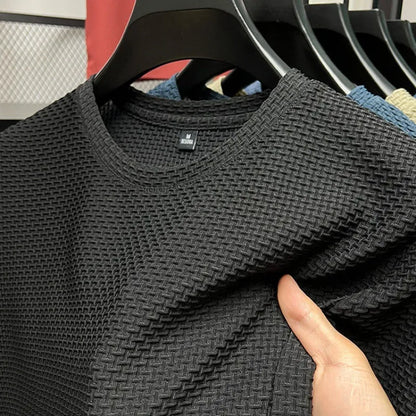 Hugo | Camiseta con textura y diseño con cuello redondo
