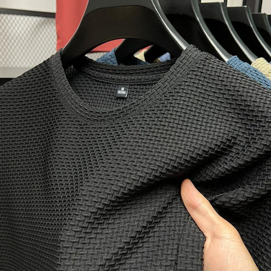 Hugo | Textured T-shirt with crew neck design