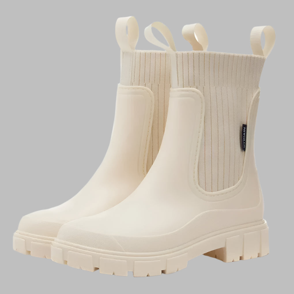 Botas impermeables de invierno con paneles acanalados