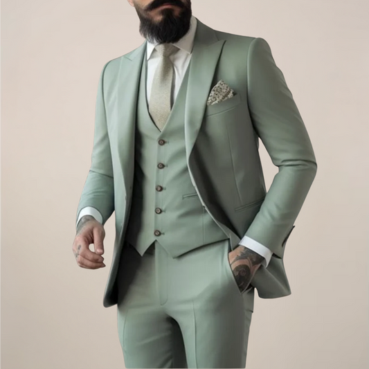 Kevin | Traje elegante de tres piezas para hombre de primavera