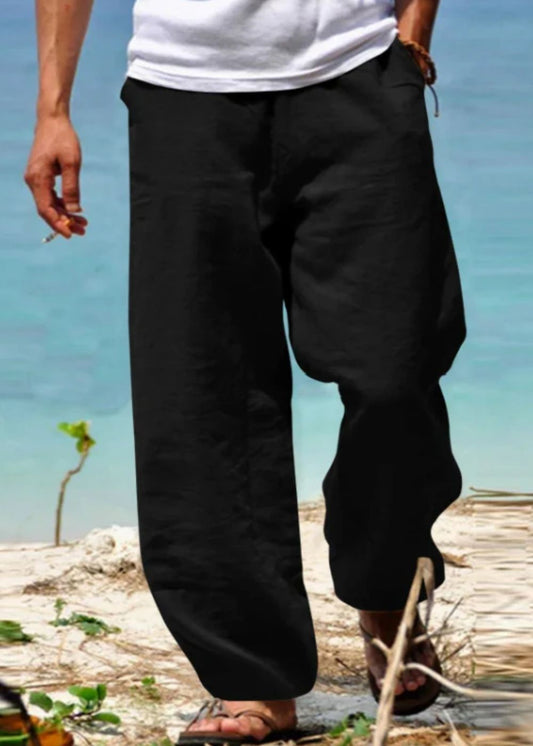 Timoteo | Pantalón ligero de hombre de corte amplio casual | Cómodo