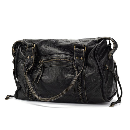 Raquel | Large Shoulder Bag with Pockets and Zipper