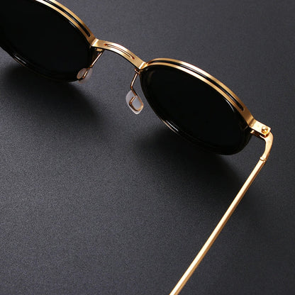 Laureano | Gafas de sol redondas con montura metálica