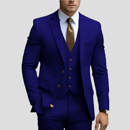 Manuel | Traje para hombre de tres piezas con chaqueta y pantalón slim