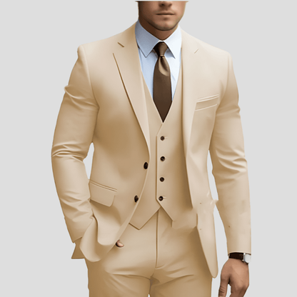 Manuel | Traje para hombre de tres piezas con chaqueta y pantalón slim