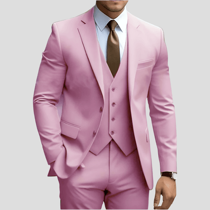 Manuel | Traje para hombre de tres piezas con chaqueta y pantalón slim