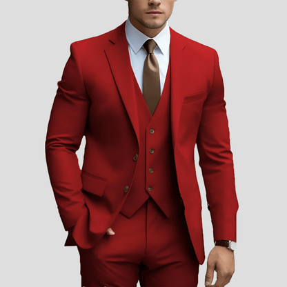 Manuel | Traje para hombre de tres piezas con chaqueta y pantalón slim