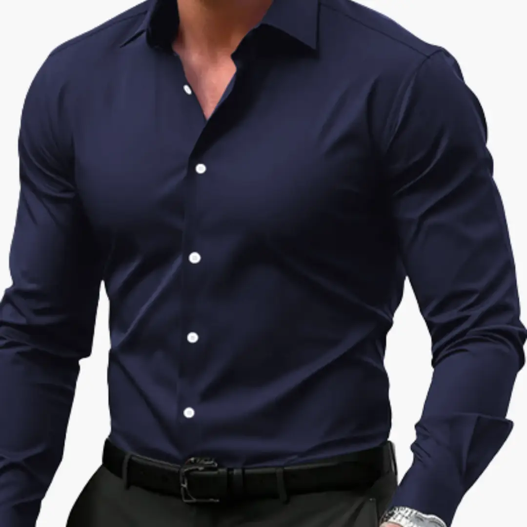 José | Slim fit men's shirt with buttons and long sleeves