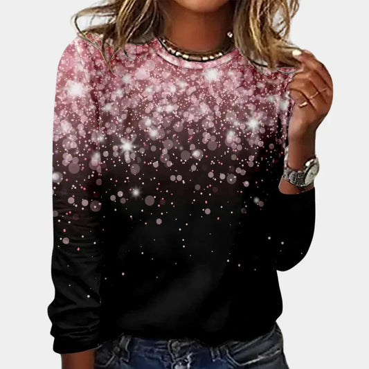 Estrella | Jersey navideño para mujer con estrellas brillantes