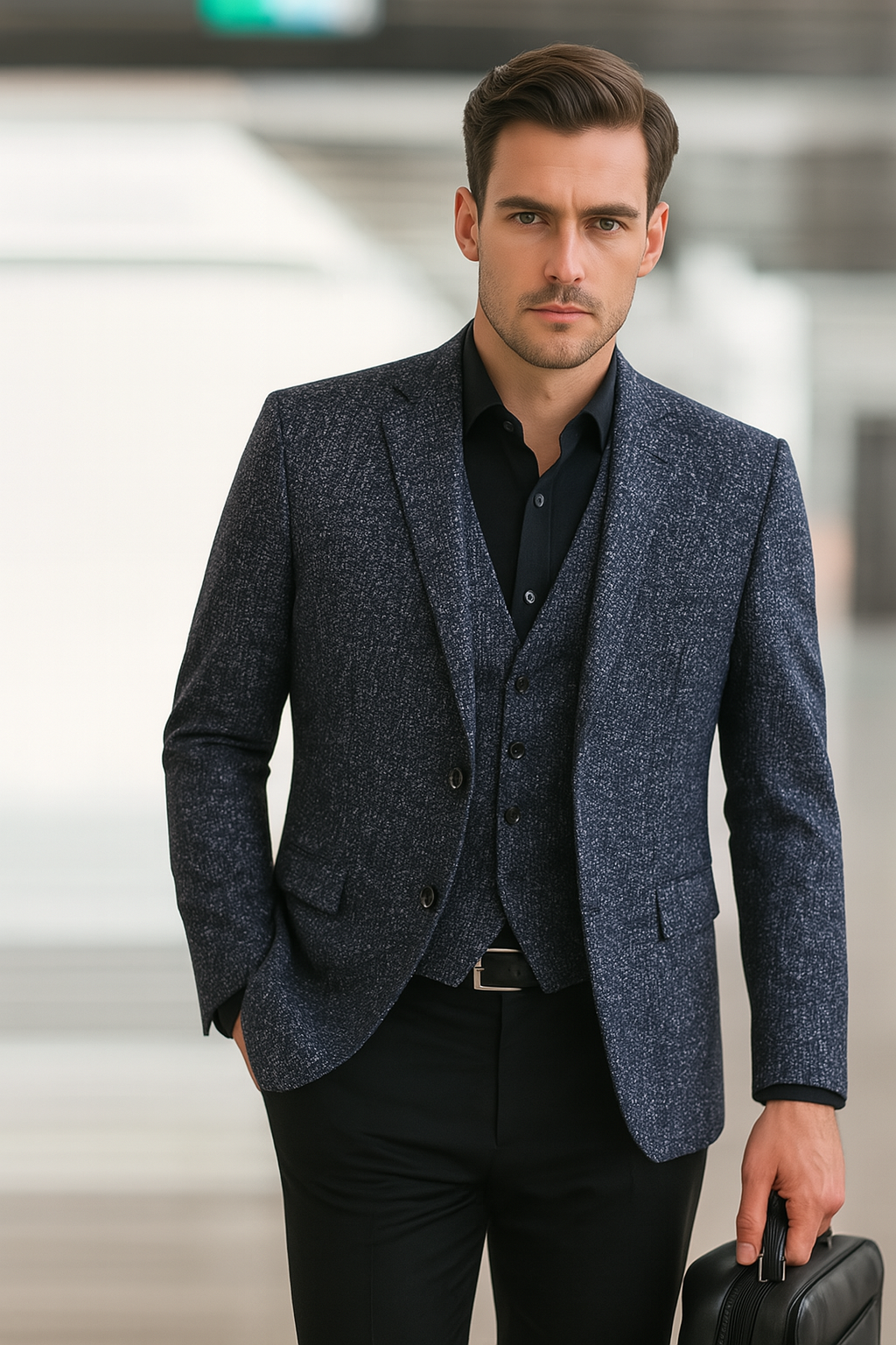 Noah | Blazer elegante de primavera para hombre de corte entallado