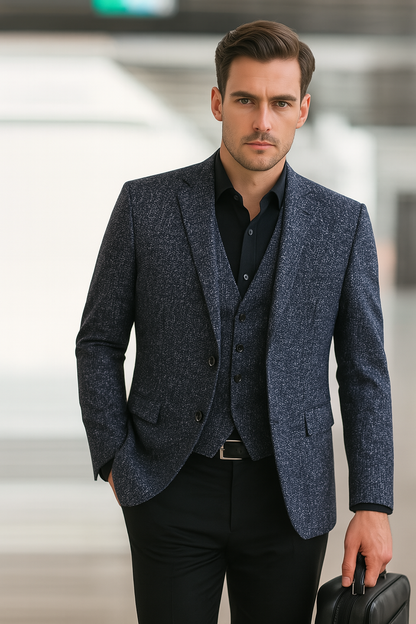 Noah | Blazer elegante de primavera para hombre de corte entallado