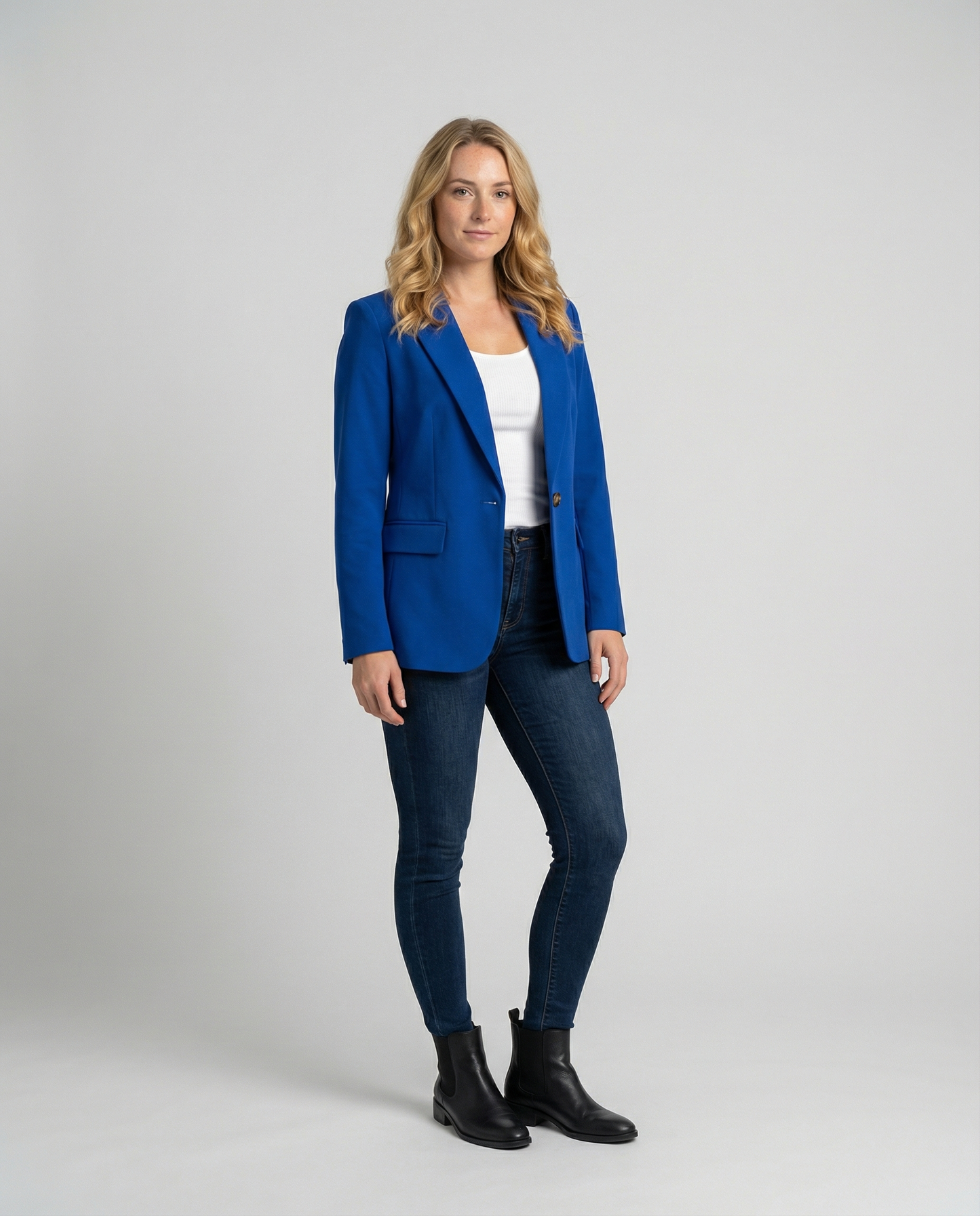 Rosabella | Women's One-Button Blazer with Classic Lapel | Refined