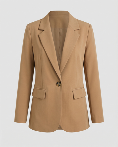 Rosabella | Women's One-Button Blazer with Classic Lapel | Refined