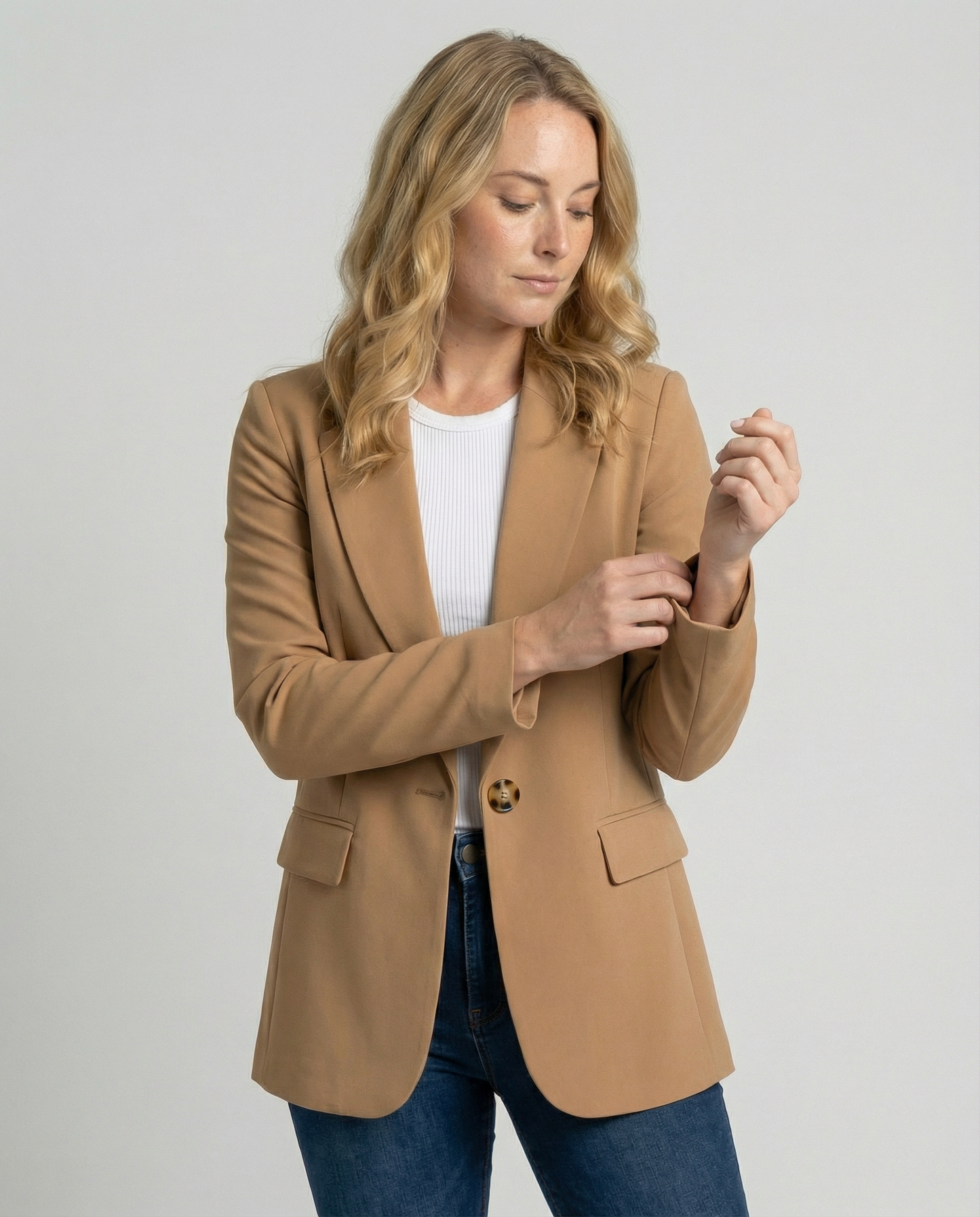 Rosabella | Women's One-Button Blazer with Classic Lapel | Refined