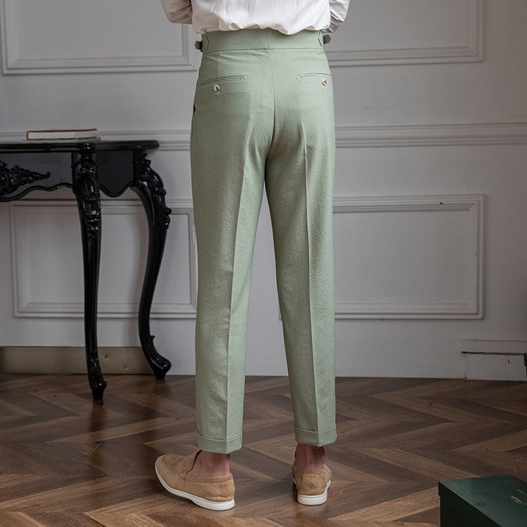 Alviano | Pantalón plisado de invierno corte elegante para hombre