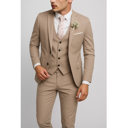 Elio | Traje para hombre de tres piezas con chaleco