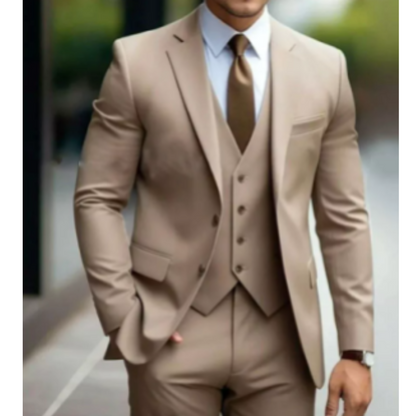 Gregorio | Traje de tres piezas para hombre con chaleco y chaqueta de corte slim | Formal
