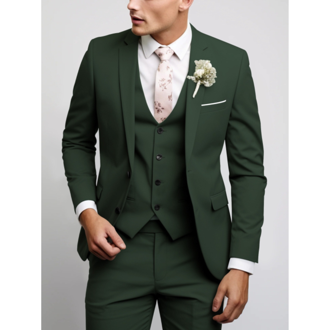 Elio | Traje para hombre de tres piezas con chaleco